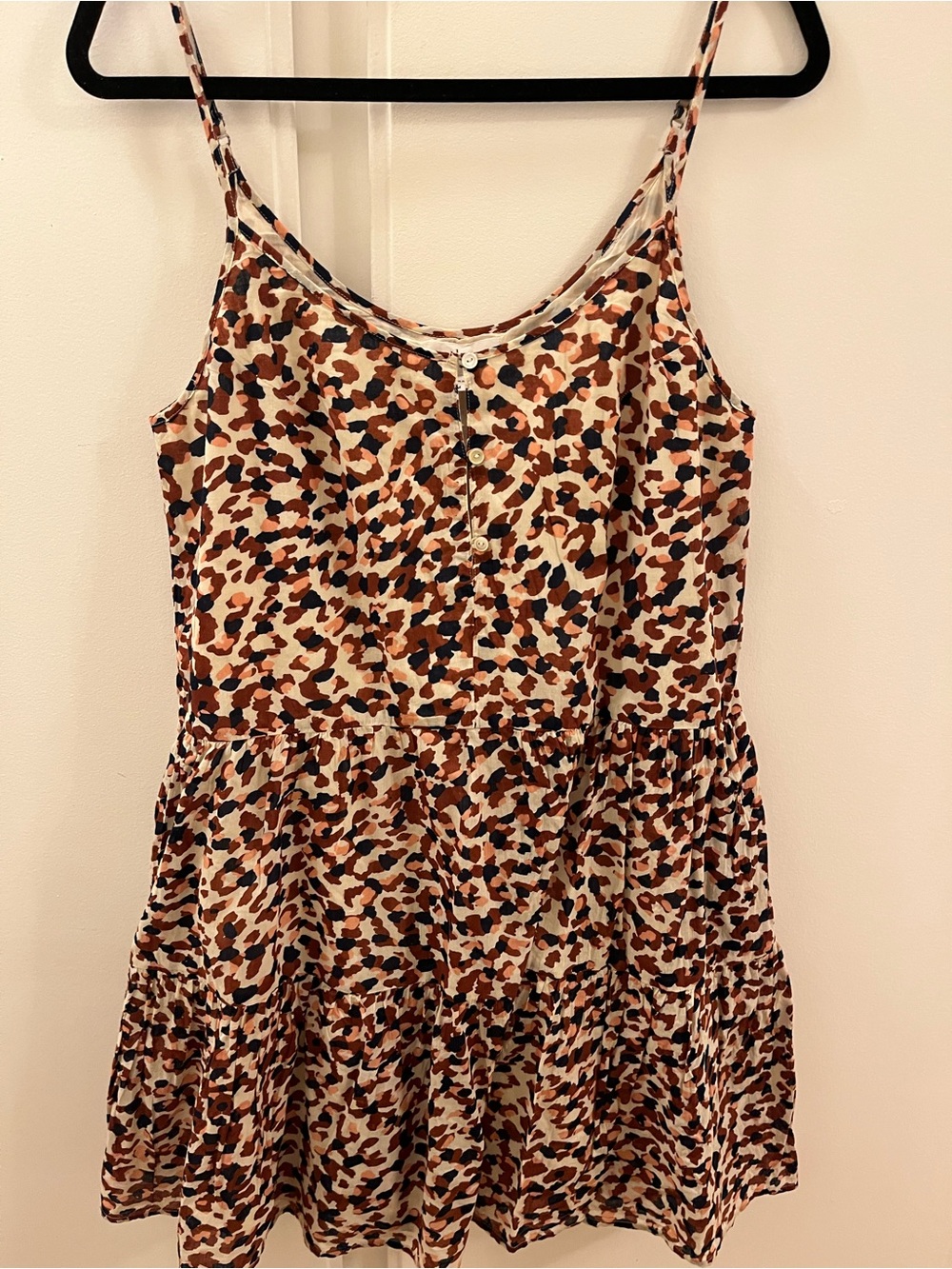 Velvet by Graham & Spencer Leopard Print Mini Dress - Size Medium